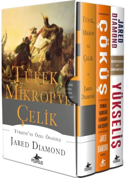 Tüfek Mikrop ve Çelik Üçlemesi 3 Kitap - Jared Diamond