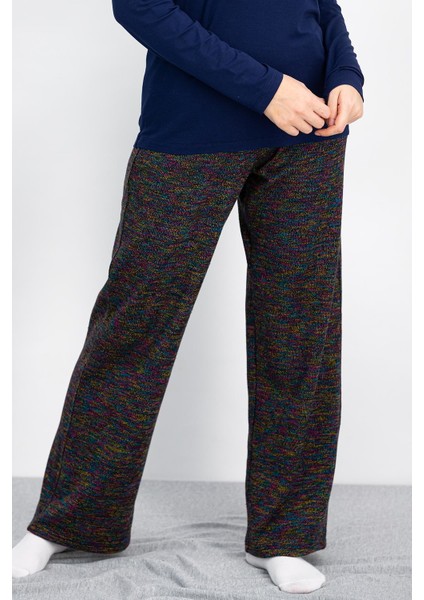 Homewear Lacivert-Çok Renkli Kadın Pijama Takımı fırsatları