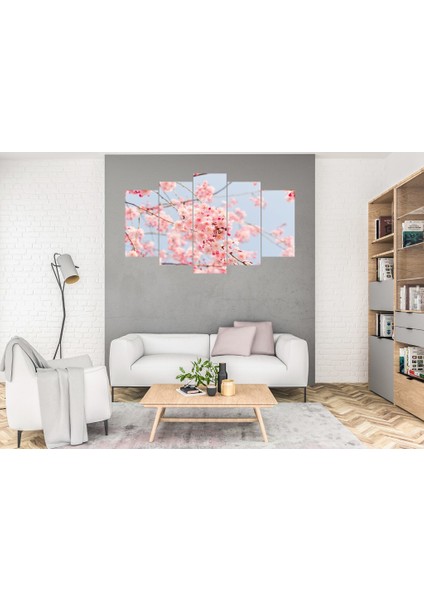 5 Parça Dekoratif MDF Tablo Uv Baskı