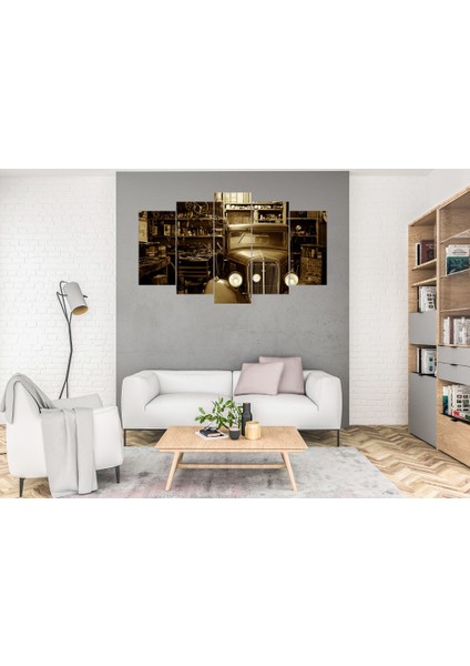 5 Parça Dekoratif MDF Tablo Uv Baskı