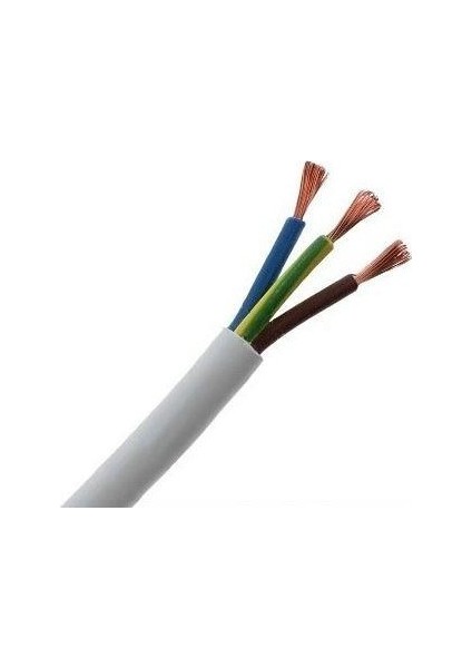 TTR Kablo 3 x 2,5 mm Beyaz 20 m