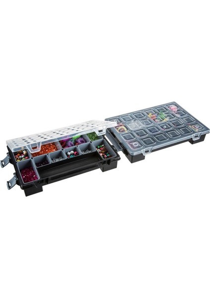 T-ORG-11 Twin Malzeme Kutusu Organizer Çanta Siyah 11"