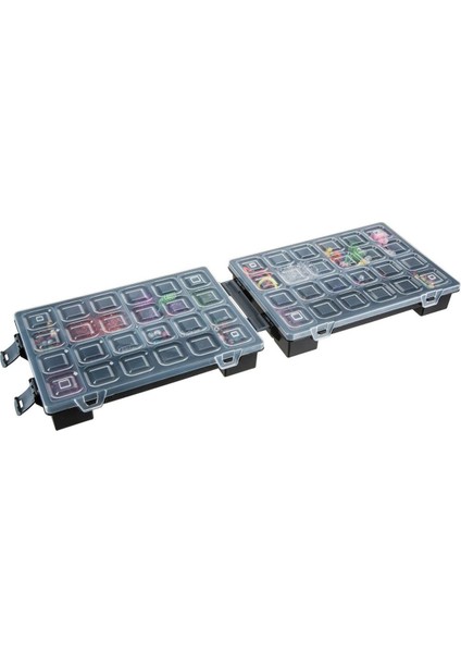 T-ORG-11 Twin Malzeme Kutusu Organizer Çanta Siyah 11"