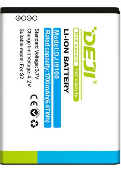 Samsung Galaxy S2 / I9100 Uyumlu Mucize Batarya Eb-f1a2gbu