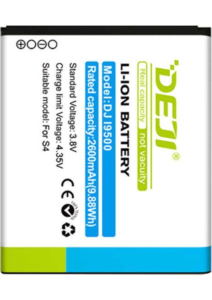 Samsung Galaxy S4 I9500 Uyumlu Mucize Batarya Eb-b600bebecww