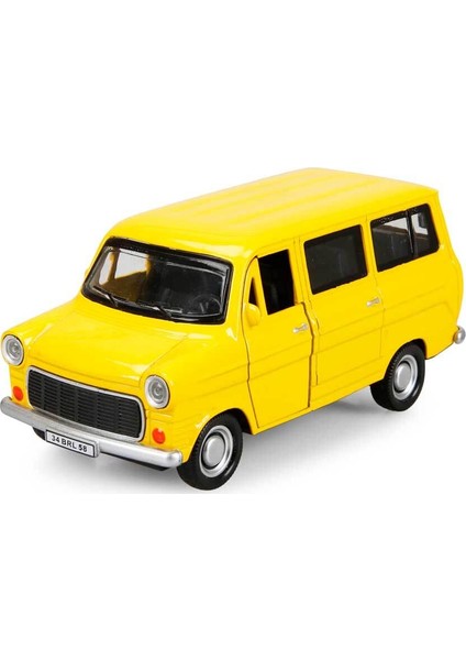 Ford Minibüs 1-36 Metal Araç - Sessiz - Sarı