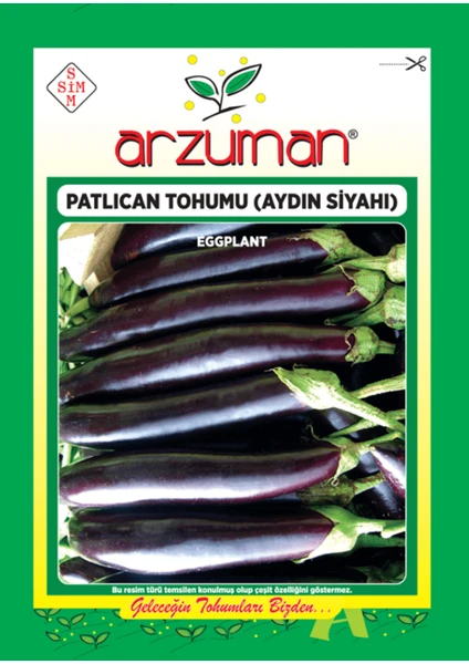 Sebze Patlıcan Tohum Aydın Siyah 10 gr