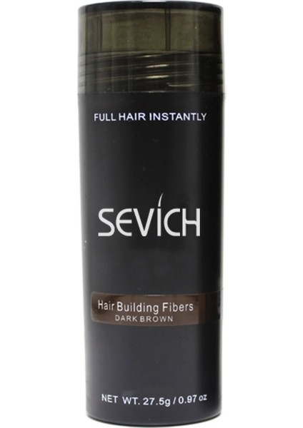 27,5 gr Koyu Kahve Dark Brown Saç Fiberi Saç Tozu Keratin