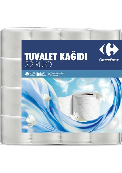 Çift Katlı Tuvalet Kağıdı 32'li