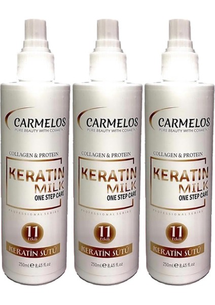 Keratin Sütü 250 ml 3 Adet