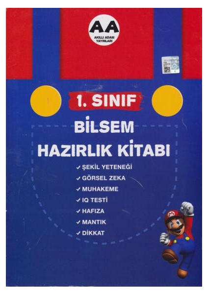 Akıllı Adam 1. Sınıf Bilsem Hazırlık Kitabı - Şahide Korkmaz