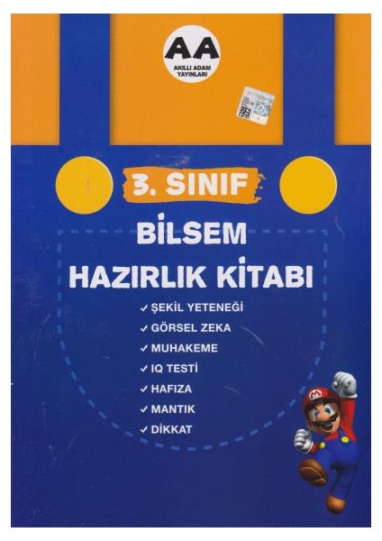 Akıllı Adam 3. Sınıf Bilsem Hazırlık Kitabı - Şahide Korkmaz