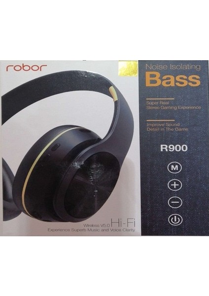R900 Bluetooth Kulaklık - Siyah