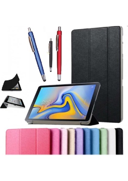 Samsung Kılıf Seti X-Plus Kılıf Galaxy Tab A Sm-T290/T295/T297 8" Smart Kılıf+Kalem - Siyah