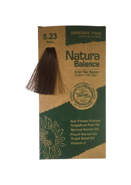 Natura Balance Krem Saç Boyası 5,23 Kakao 60ML