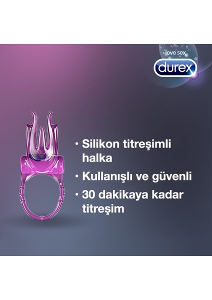 Aşk Paketi - Yakın Hisset 20LI Prezervatif, Çilek 50 ml , Little Devil Titreşimli Halka
