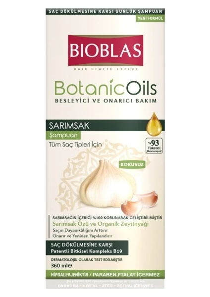 Botanicoils Besleyici ve Onarıcı Sarımsak Şampuan 360 ml