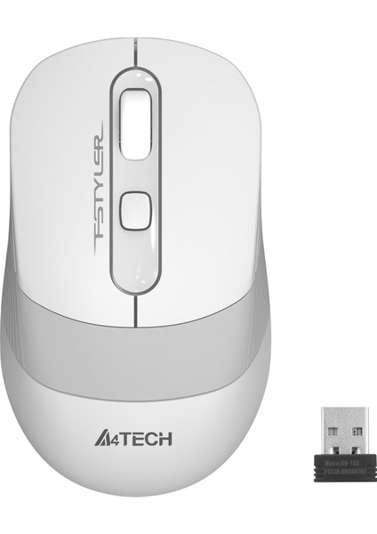 FG10 Nano Alıcı Kablosuz Optik 2000DPI Enerji Korumalı Mouse - Beyaz