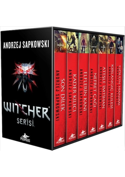 The Witcher Serisi:Son Dilek - Kader Kılıcı - Elflerin Kanı - Nefret Çağı -Ateşle İmtihan - 7 Kitap - Andrzej Sapkowski