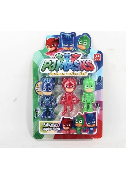 Pj Masks 3'lü Figür Set - Pijama Maskeli Oyuncak