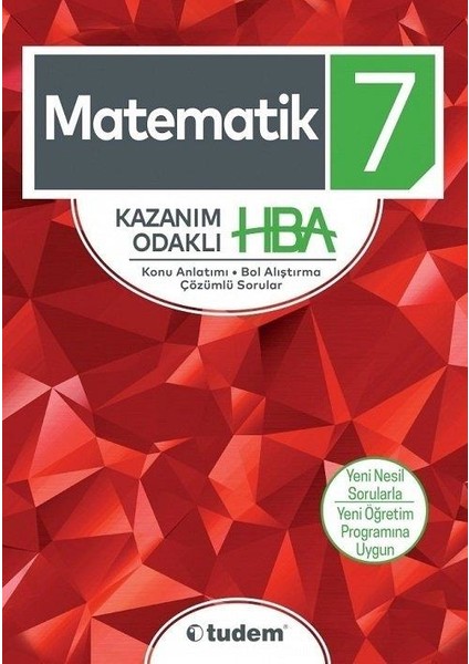 Tudem Yayınları Matematik 7 Kazanım Odaklı HBA