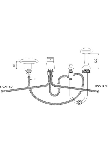 Master Elips Ankastre Küvet Bataryası 187152 fiyatları