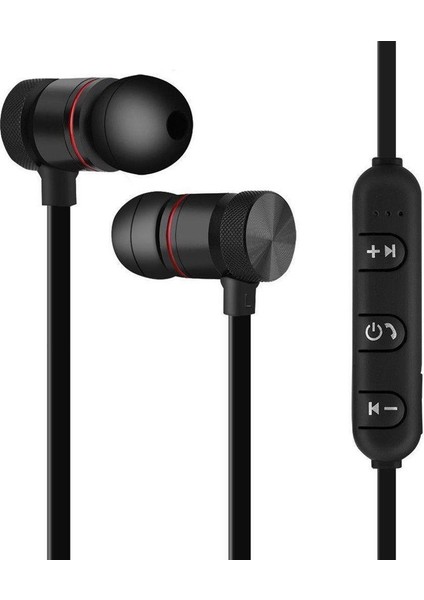 C-917 Mıknatıslı Bluetooth Kulaklık - Siyah