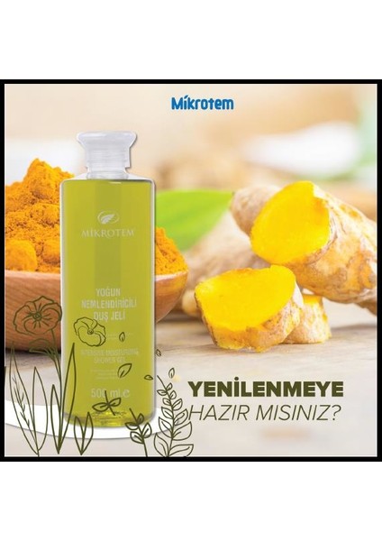 Mikroterm Mikrotem Vücut Şampuanı Zencefil Ekstraktlı 500 ml