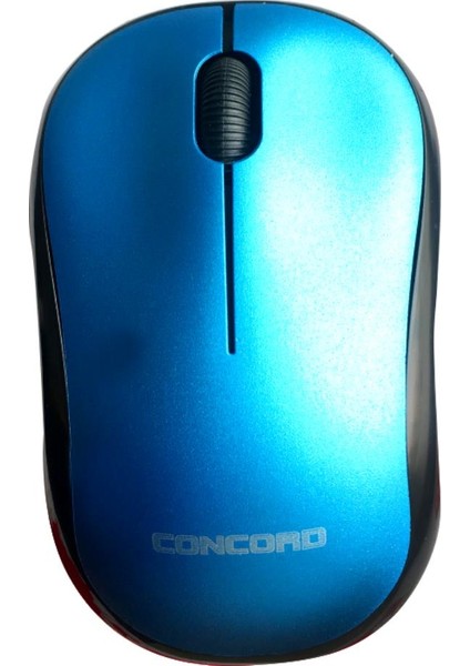C-13 Kablosuz Optik Mouse - Mavi