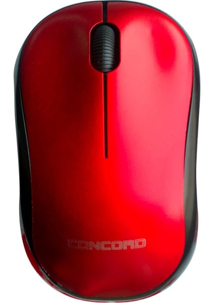 C-13 Kablosuz Optik Mouse - Kırmızı