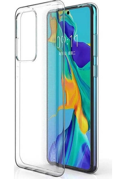 Samsung Galaxy S10 Lite Kılıf Süper Silikon Koruma + Nano Glass Şeffaf