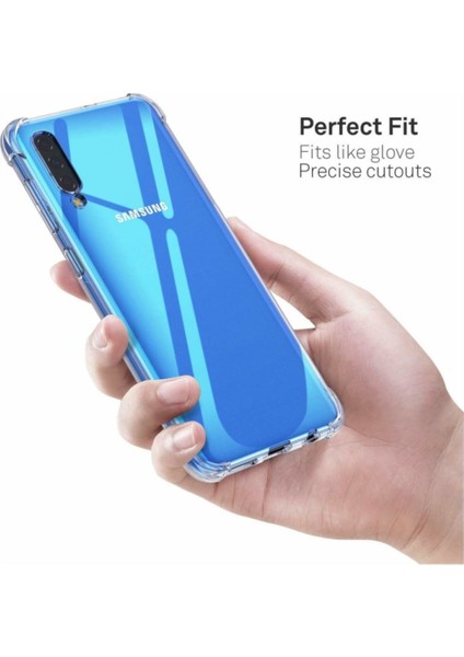 Samsung Galaxy A70 Airbag Silikon Kılıf Şeffaf modelleri