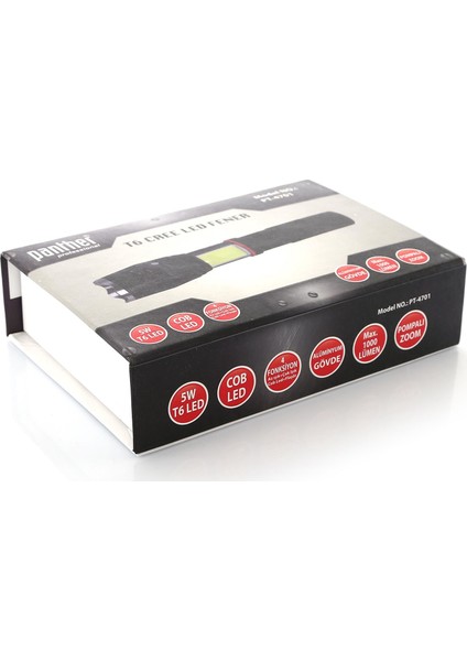 PT-4701 Şarjlı Fener Şarj Cihazsız indirimleri