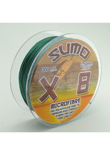 Effe Sumo X8 Mikro Fiber Ip Misina 300M 0.50MM Çekeri 40.82KG