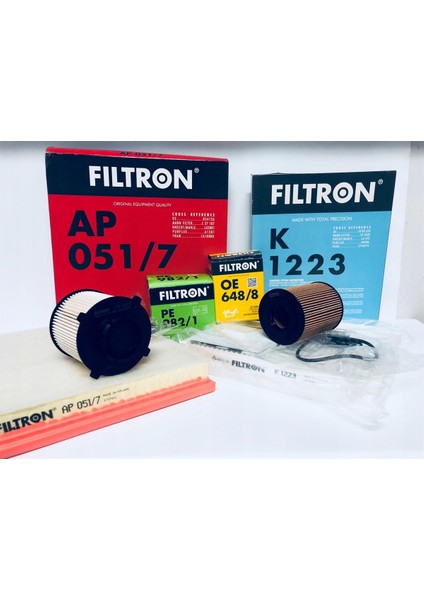 Filtron Chevrolet Yeni Aveo 1.3 Dizel Periyodik Bakım Seti