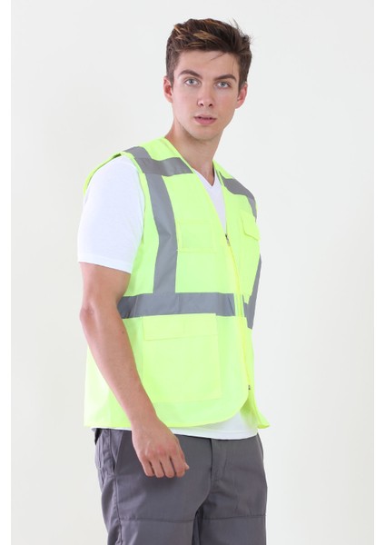 Mühendis Yelek Sarı XL