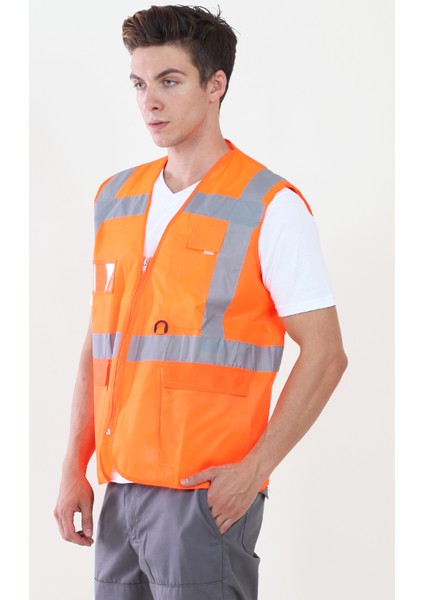 Mühendis Yelek Turuncu XL