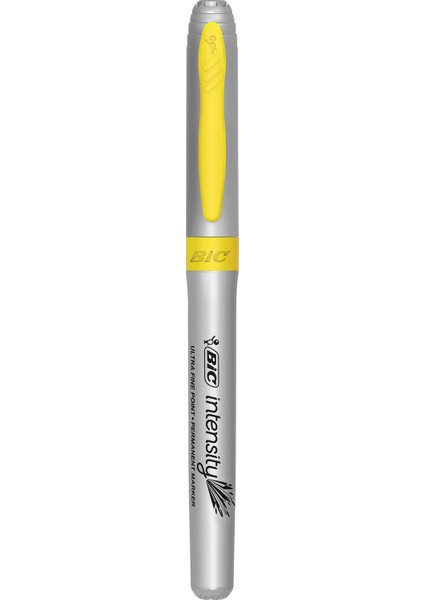 Bıc Intensity Permanent Marker Fine Point Yellow Blaze Single Marker