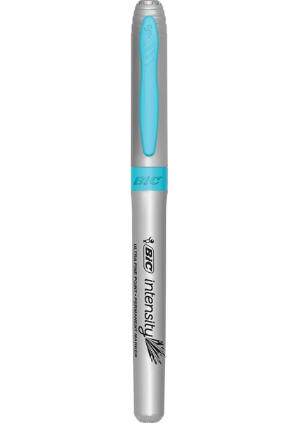 Bıc Intensity Permanent Marker Ultra Fine Point Hot Aqua Single Marker