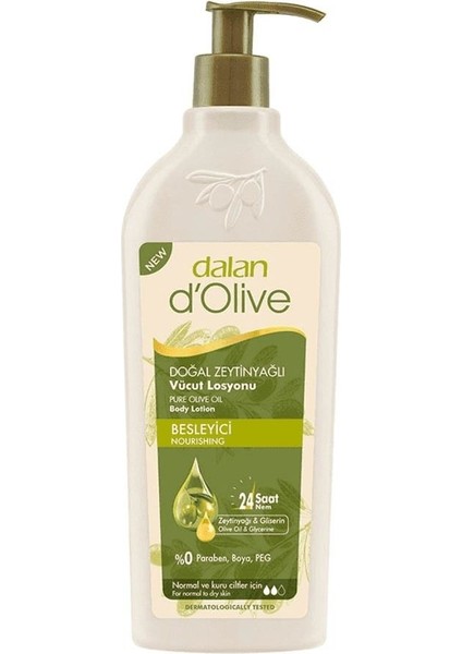 Dolive Zeytinyağlı Pompalı Vucut Losyon 400 ml