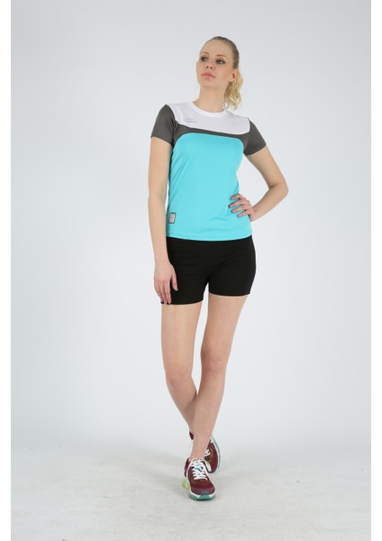 Gold Kadın T-Shirt Spor ve Günlük Kullanım için Şık Tasarım Yazlık