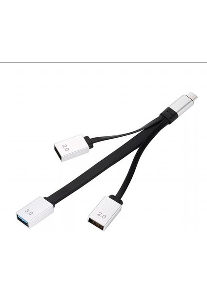 PMR-118 Type C 3 In 1 USB Hub Splitter