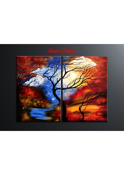 Dark Nature Yağlıboya Tablo