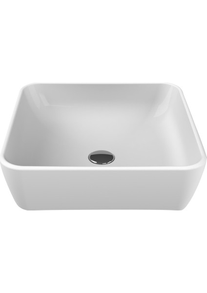 Cerastyle One Kare Çanak Tezgahüstü Lavabo 46*46 cm