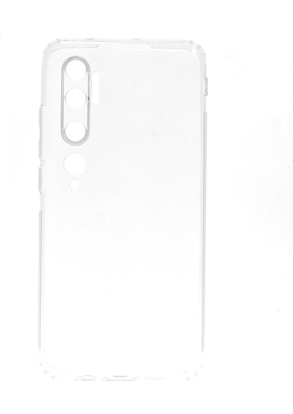 Xiaomi Mi Note 10 Kılıf Kamera Korumalı Şeffaf Silikon