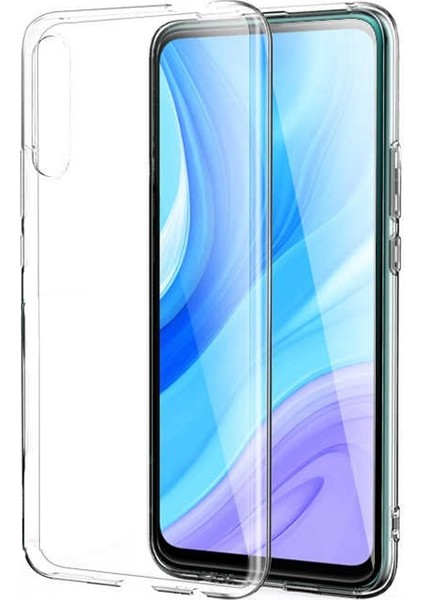 Huawei P Smart Pro 2019 Kılıf Süper Silikon Yumuşak Arka Koruma Şeffaf