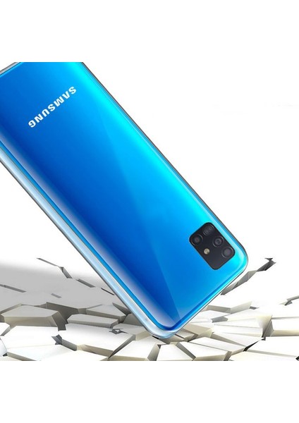 Samsung Galaxy A51 Kılıf Ön Arka Şeffaf Silikon Koruma Şeffaf fırsatları