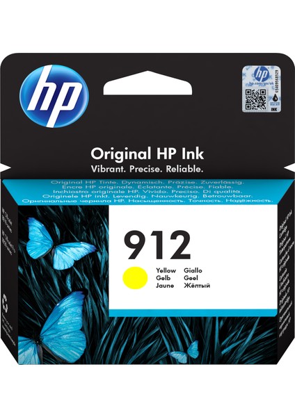 912 Sarı Mürekkep Kartuşu 3YL79AE