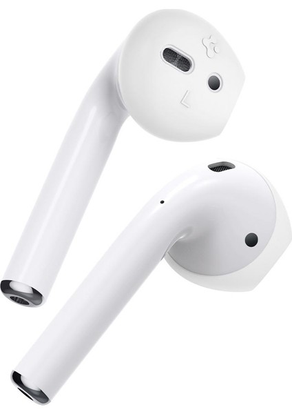 Apple AirPods Kulaklık Kılıfı Silikon Koruyucu White / Beyaz RA220 - 066SD26295