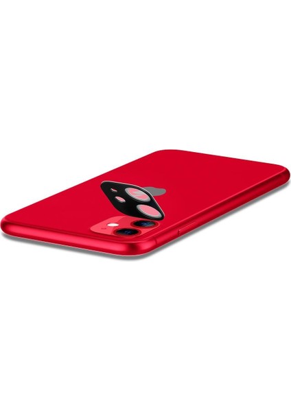 Apple iPhone 11 Kamera Lens Camı Koruyucu Full Cover Red / Kırmızı (2 Adet) - AGL00511 fiyatları